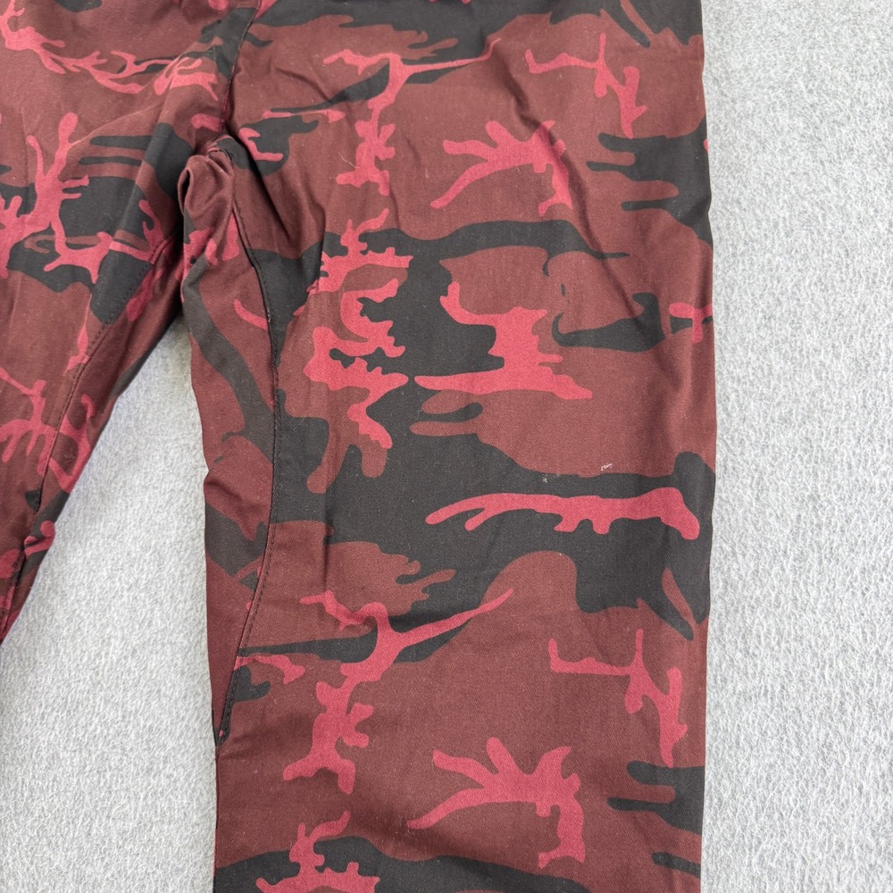 Ring of Fire Joggers Mens L Red Camo RYB0032 Camouflage Elastic Waist Drawstring - Picture 8 of 10